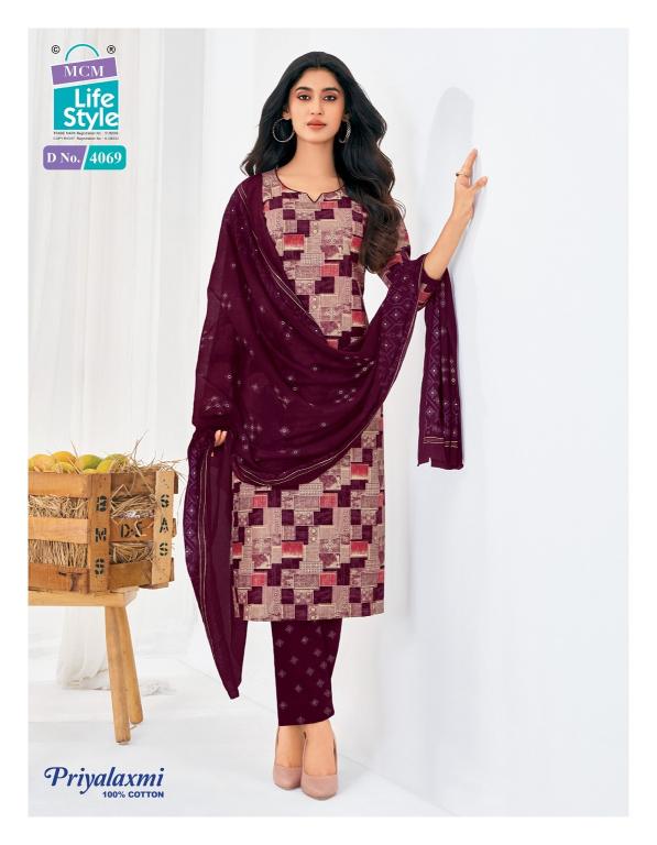 Mcm priyalaxmi vol-40 dress material wholesale in madurai